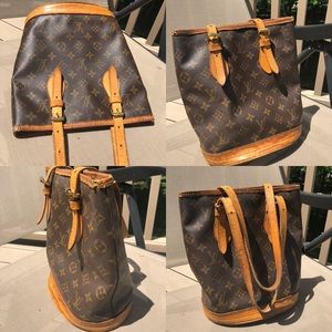 💯 Authentic Louis Vuitton Bucket PM vintage